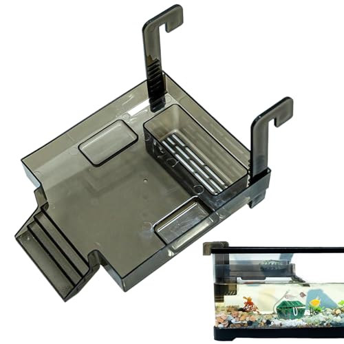 Turtle Dock For Aquarium: Animal Resting Land , Floating Sunbathing Ramp, Water Terrarium Step | Safe Galapagos Frog Salamanders Crabs Turtle Bal