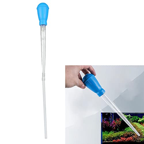 Fish Tank Cleaning Tools,Mini Manual Aquarium Dropper for Fish Tank(45cm) | Extendable Fish Tank Cleaning Waste Remover