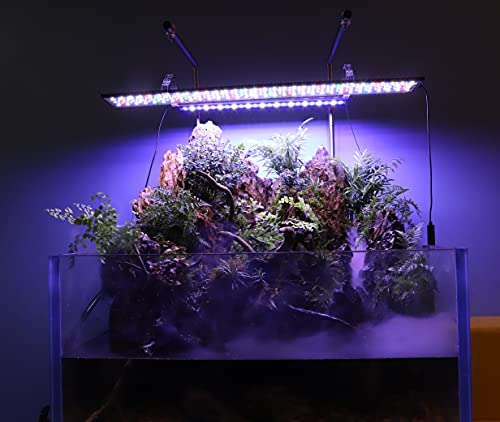 hygger Advanced LED Aquarium Light with Timer, 24/7 Lighting Cycle & DIY Mode, Full Spectrum Fish Tank Light for 18-24 in Freshwater Planted Tank - size: 18"- 24"