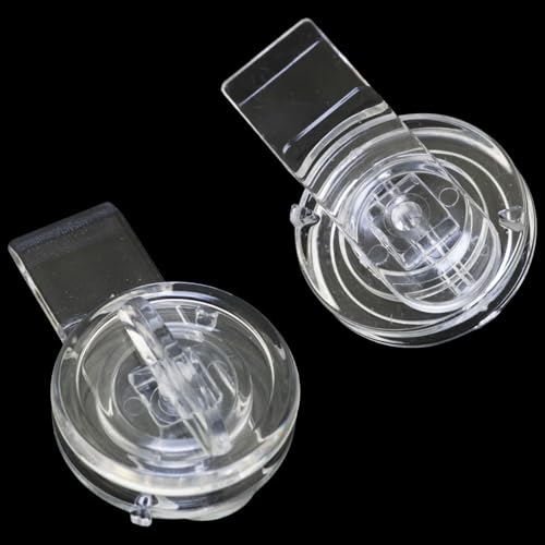 6PCS Acrylic Door Buckle Tongue Lock 1.89 x 1.18 x 0.7in Pet Cage Lock Latch Transparent Hinge Buckle Sliding Door Hasp Door Latch Door Locks