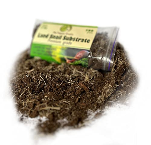 Premium Land Snail Substrate - The Perfect Bedding for Your Pet Snail | Weight 7 Oz or 200 Grams