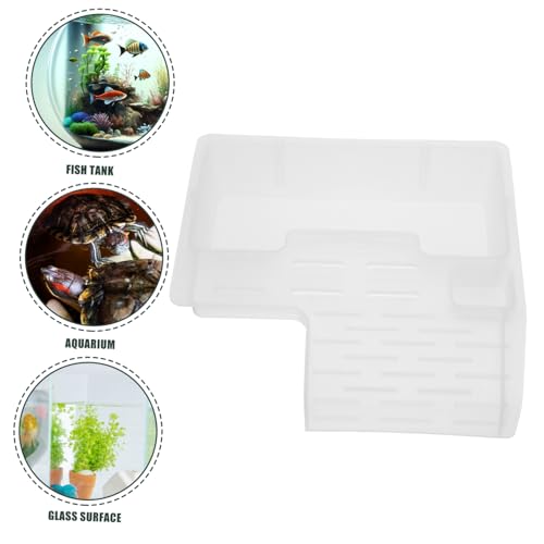 Abaodam Turtle Basking Platform for Reptiles Resting Terrace with Climbing Ramp for Water Turtles Frogs and Lizards Multi Functional Aquarium Decoration and Reptile Tank