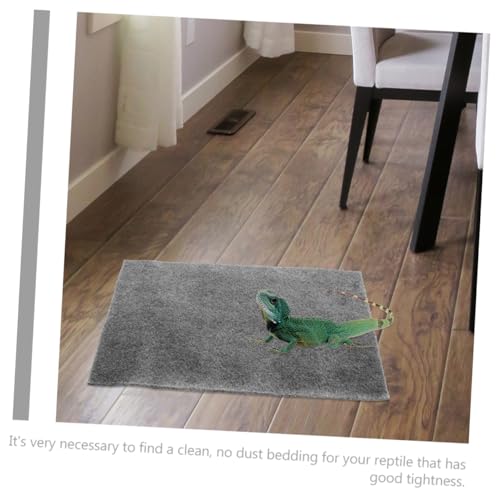 3pcs Reptile Carpets for Turtle Tanks Cypress Mulch Reptile Bedding Leakproof Snake Bedding Mats Gecko Substrate Liners