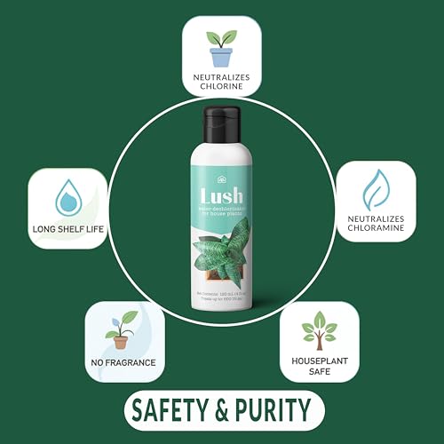 Lush Houseplant Dechlorinator, Ultra‑Concentrated Water Conditioner, 120ml