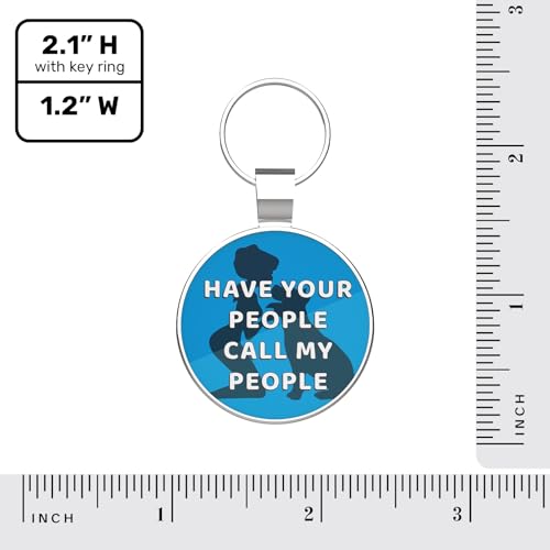 MYLUCKYTAG QR Code Pet ID | Personalized Dog & Cat Collar Tag | Online Profile with Instant Scanned Location Alert Email - style: Have your people-Blue