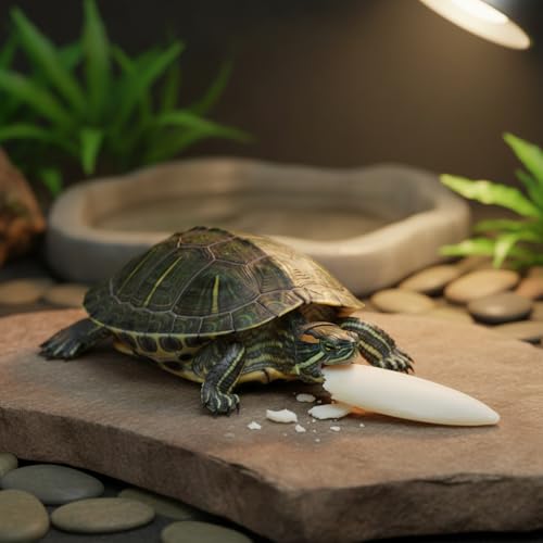 emours Natural Cuttlefish Bone for Reptiles, Tortoises, Snails, Birds and Small Animals, 4-5 inch, Twin Pack - size: 4-5 Inch (Pack of 2)