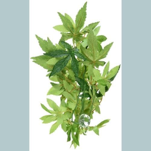 Hagen Exo Terra Silk Terrarium Plant, Small, Abutilon (Pack of 2) - size: Small (Pack of 2)