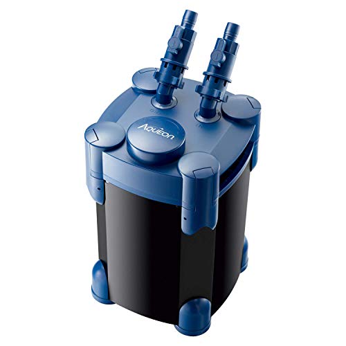 Aqueon QuietFlow Aquarium Fish Tank Canister Filter for 55-100 Gallon Aquariums | 55-100 gallon fish tank filter with biological, chemical and mechanical stages, spray bar and polishing unit - size: 55-100 Gallons