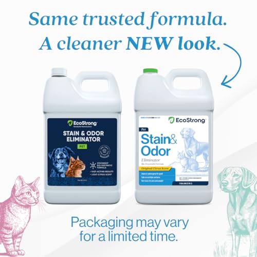 Eco Strong Pet Stain and Odor Remover - Cat Urine Enzyme Cleaner Destroyer, Urine Destroyer for Dogs, Pet Urine Enzyme Cleaner - 128 Oz - size: 128 Fl Oz (Pack of 1)
