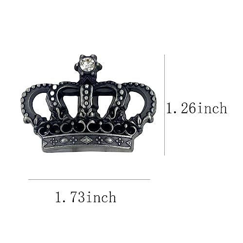 Crown Coat Hook, 4 Pcs Antique Decorative Wall Hooks, Wall Mounted Hanger Brackets Home Decor with Screws for Clothes, Hat, Bags, Key, Towel - color: Antique-Pewter