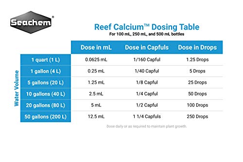 Seachem Reef Calcium 500ml - size: 500 mL