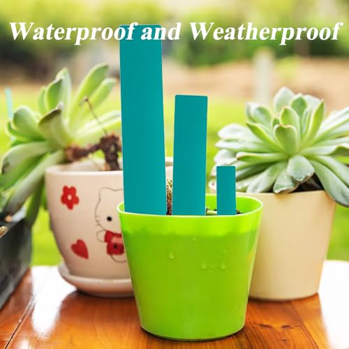 100 Pack Plant Labels- Waterproof Garden Markers, Durable Plant Tags for Seedlings,Vegetables,Indoor & Outdoor Gardening(Green) - color: Green