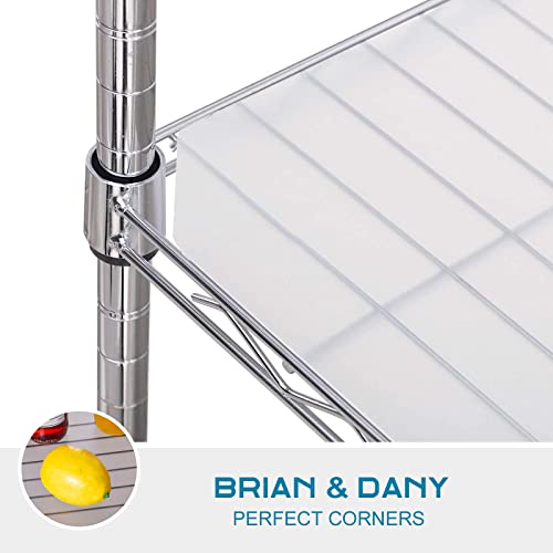 BRIAN & DANY Wire Shelf Liner 13.4" x 23.2", Set of 10, Heavy Duty Shelf Liners for Wire Shelving, Waterproof Wire Rack Shelf Cover, Transparent - color: Transparent, size: 13.4" x 23.2",10pcs