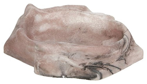 Zoo Med Repti Rock Reptile Water Dish for Fish, X-Small,Black - size: X-Small