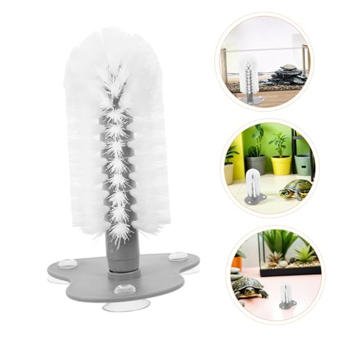 Abaodam Turtle Back Scratcher Brush with Suction Cup for Shell Cleaning and Health Maintenance, 2pcs Sturdy Water Turtle Scrubber for Aquatic Tank Use