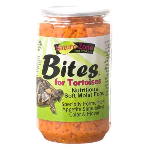 Nature Zone SNZ54662 Melon Flavored Total Bites Soft Moist Food for Tortoise, 24-Ounce by Nature Zone