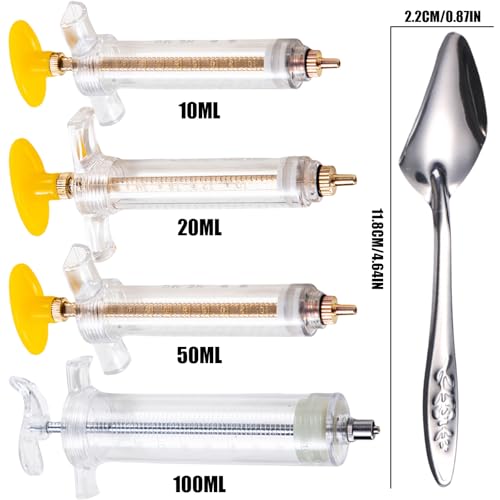 Baby Bird Feeding Syringe Set, Small Pet Parrot Feeding Tubes for Birds, Hand Feeding Tubes Kit Parrot Feeder Food Feeding & Watering Supplies for Small Pet Baby Birds (20ML) - color: 20ML