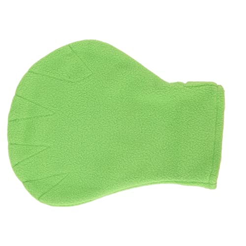 Sugar Glider Bonding Mitt Bite Small Animals Bonding Calming Glove Absorbent Plush Quick Dry Keep Warm Adjustable Size (Green) - color: Green