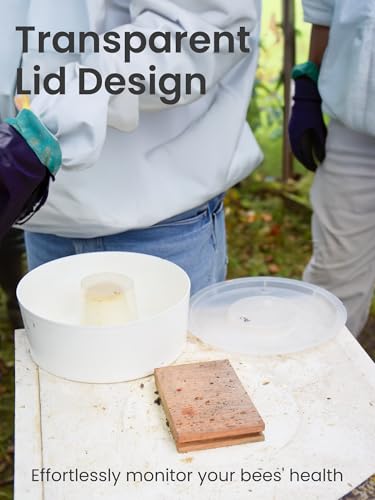 1PC Round Rapid Bee Hive Feeder, Honey Bees Feeders | Beekeeping Feeding Equipment