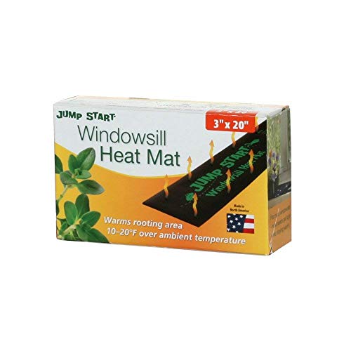 JUMP START Heat Mat, 3" x 20" Inches MT10004 Waterproof Durable, 7.3 Watt UL Certified Seedling, 3"x20", 7.3W - size: 3"x20"