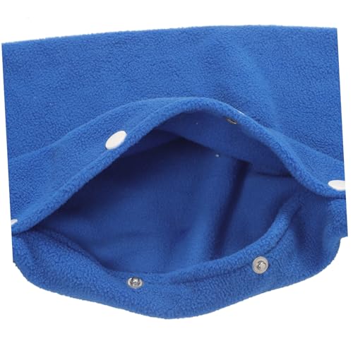 Bearded Dragon Carrier Adjustable Reptile Travel Sling Bag Blue | Soft Flannelette, Lightweight Build, Safe Transport, Shopping Trips, Outdoor Scenery, Lizard Use