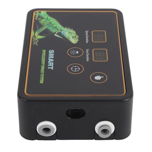 Rengue Reptile Misting System Smart Humidifier with Timer 360 Adjustable Nozzles for Reptile Terrariums Rainforest Plants Amphibians (US Plug)