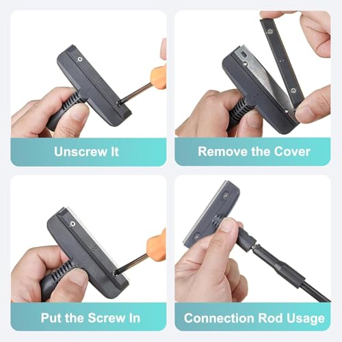 Carefree Fish Aquarium Scraper Blades 10Pcs for 4IN1 6IN1 7IN1 9IN1 Cleaning Tools Long Handle Algae Cleaner