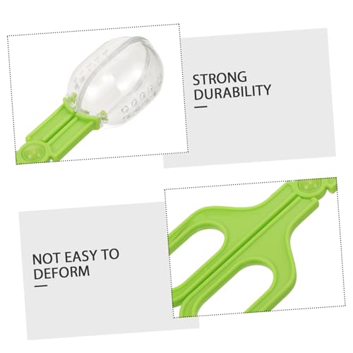YARNOW Aquarium Cleaning Clip Reptile Feeding Tool Plastic Scoop for Terrarium Maintenance
