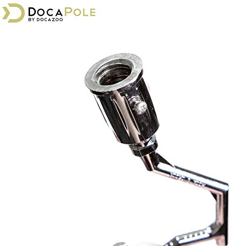 DOCAZOO Boat Hook Pole Attachment | Durable Metal Utility Hook for Docking, Christmas Light Hanging & Debris Removal - Head Only, No Pole