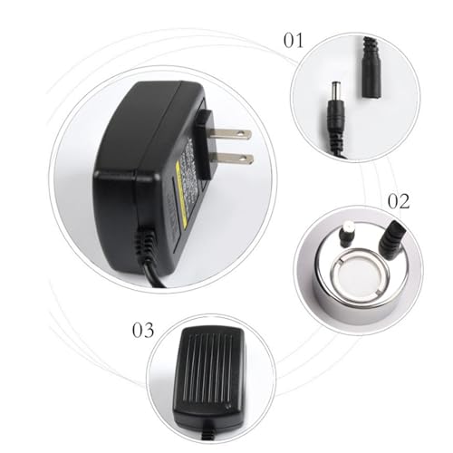 Ultrasonic Mist Maker, 24V Mini Mist Generator Reptile Humidifier, Portable Reptile Fogger for Snake Turtle Bearded Dragon Lizard Frog Plants Humidifier Mister