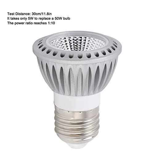 Heat Lamp for Reptiles, UVA UVB Light Bulb for Reptiles E27 Bulbs for Heat Lamp Full Spectrum Bulb Heat Lamp for Sunbathing for - color: Silver 5.0