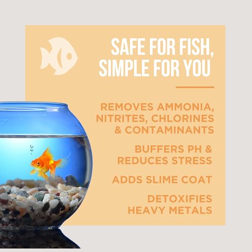 Natural Rapport Aquarium Water Conditioner, All-in-1 Dechlorinator, 4 oz | 11-ingredient all-in-1, treats 240 gal - Removes ammonia, chlorine & metals - For betta & nano tanks - size: 4 oz