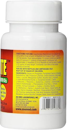 Zoo Med Reptivite Reptile Vitamins with D3 2 oz - Pack of 4