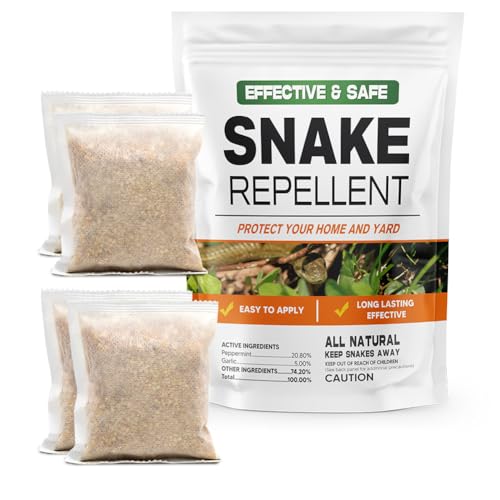 LEBMP Snake Repellent for Yard Powerful, Snakes Away Repellent for Outdoors-4P - size: 1.2 Ounce (Pack of 4)