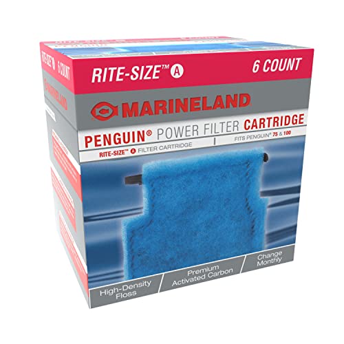 Marineland Penguin Rite-Size Cartridge,power filter cartridge, fit penguin 75 & 100,6 count - size: 6-Count, style: Size A