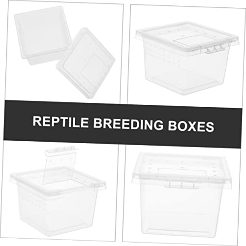 IMIKEYA 20pcs Reptile Breeding Box for Snakes Geckos Tarantulas and Frogs Enclosure for Pets Lightweight and Wear-Resistant Reptile Container