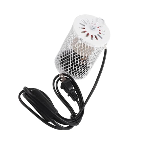 100W Infrared Ceramic Heat Emitter Bulb Lamp for Reptile Brooder Turtle Snake Lizard Pet Cage Heating (US Standard 110-120V 100W) - color: White