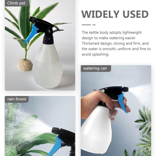 Uonlytech 3pcs Reptile Watering Sprayer and Portable Watering Can Set 500ml with Air Pressure Pump for Indoor Plants and Terrarium Humidifying Spray