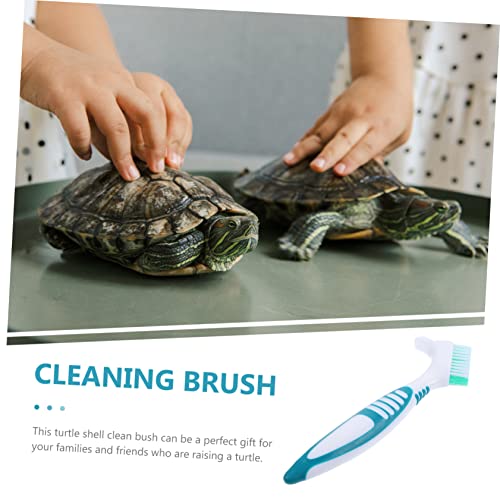 Toyvian Turtle Tank Cleaner Creative Denture Brush Multi-Functional Brush for Turtle Shell