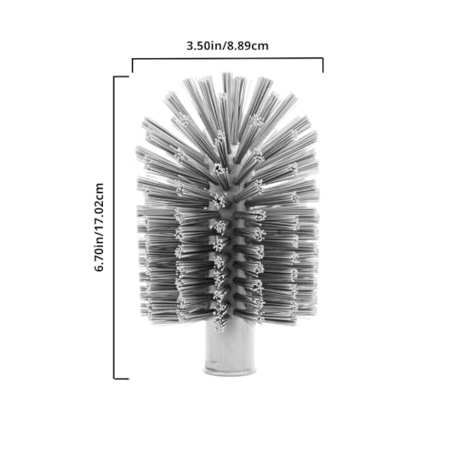 SPARTA Industrial Tank Brush Head Pipe Brush Head, Drain Brush with 3/4" Thread Hole (Handle Not Included) for Commercial Use, Plastic, 6.7 x 3.5 Inches, Blue - (Pack of 1)
