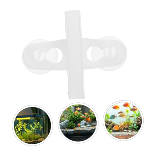 Sosoport 20pcs Aquarium Cup Clips for Fish Tank Divider Isolation Antislip Glass Holders for Setup and Reptile Enclosures Versatile Clips for Tank