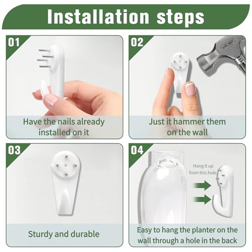 Wall Hanging Planter Propagation Station for Indoor Plants Glass Wall Plant Station for Flowers, Hydroponics PlantsBathroom, Home Office Living Room Decor - 3 Sets, Heart