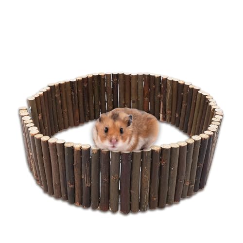 Gvhntk Hamster Wooden Suspension Bridge Rat Climbing Bendable Wooden Ladder Small Animals Arch Bridge Toys for Hamsters Mouse Rat Chipmunk Pig Gerbils Mice Other Small Rodents Animals(25.6L x 2.8W)