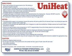 72-hour Heat Pack for Shipping Plants, Live Insects, Reptiles, Tropical Fish (3 Pack)