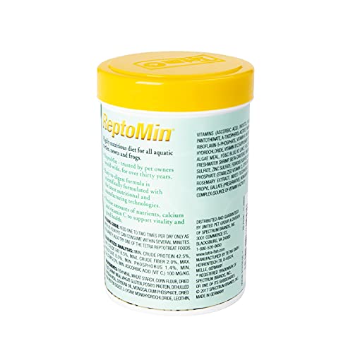 Tetra ReptoMin Floating Food Sticks, Food for Aquatic Turtles, Newts and Frogs, 3.17 oz (Pack of 2) - size: 3.17 Ounce (Pack of 2)
