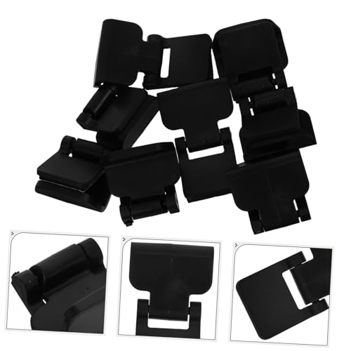 Sosoport 8pcs Aquarium Lid Clips: Fish Tank Glass Cover Lid Support Holder Cylinder Lock Non- Locking Screen Clip for Rimless Aquariums