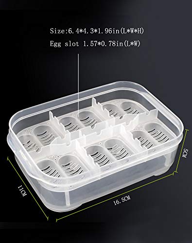 OMEM Reptile Breeding Box, Reptile Egg Incubators, Hatchery Box, for Hatching Gecko, Lizards, Lions Mane, Reptiles (Thermometer, Transparent Box)