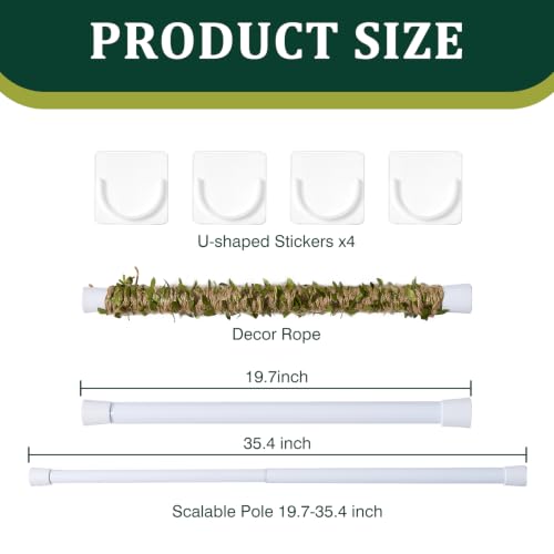 Snake Enrichment Climbing Stick, 19.7-35.4 Inch Adjustable Climber for Corn Snakes,Swing Climbing Toy for Snakes, Ball Python Tank Accessories, Snake Tank Decor (19 Inch) - color: Climbing Ploe 19.7IN
