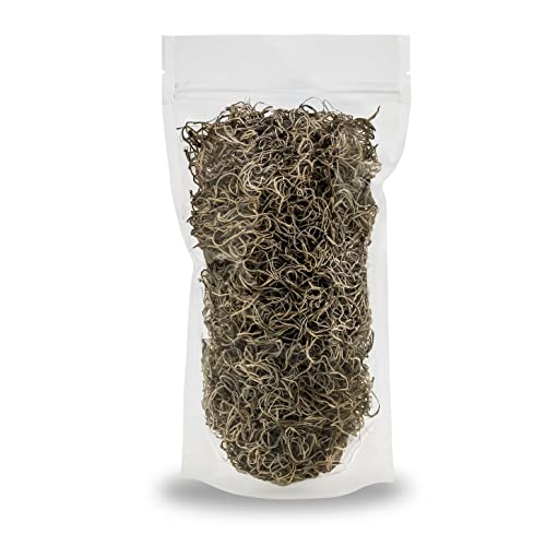Premium Natural Spanish Moss | Natural Preserved - Great Ground Cover - Filler for Potted Plants - 2 Quart Bag (GRD-SPANISH-MOSS-2QT) - color: SPANISH MOSS, size: 2 Quart