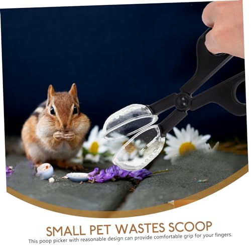 BESPORTBLE 3pcs Hamster Poop Scoop Tool Durable Small Plastic Scooper for Quick Cleanup of Small Pet Waste for Hamsters and Reptiles Safe for Pets and Aquatic Plants